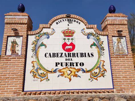 Mapa de ubicación de Cabezarrubias del Puerto en la provincia de Ciudad Real