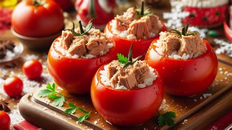 Preparación del relleno de atún y tomate para quiche