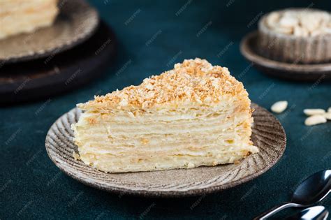 Tarta de milhojas tradicional