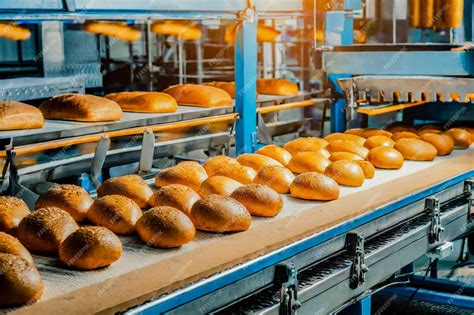 Esquema de línea de producción automatizada para panadería