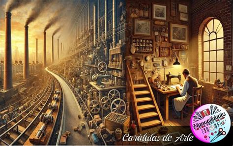 Comparación de la estética Arts and Crafts y la producción industrial
