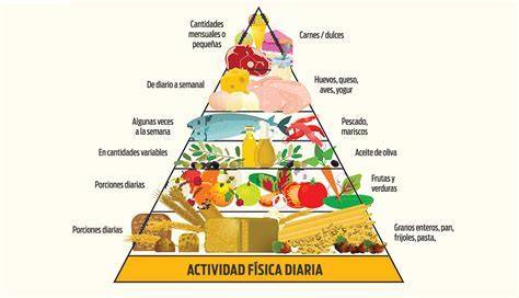 Pirámide alimenticia de la dieta DASH