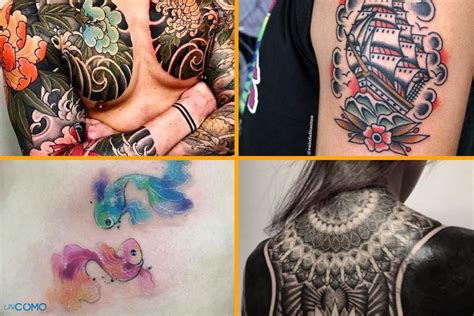 Diferentes estilos de tatuajes de Sakura