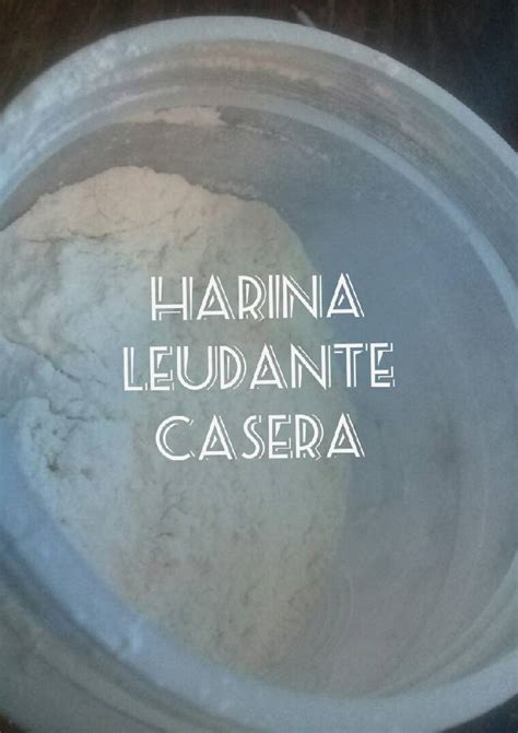 Esquema de preparación de harina leudante casera