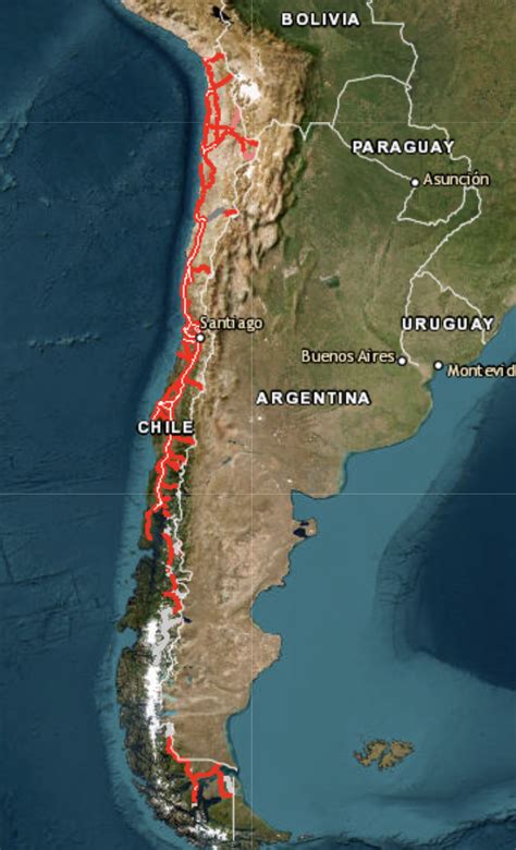 Mapa de la ruta de los chiles desde Centroamérica a Corea