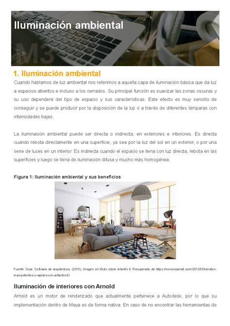 Configuración avanzada de iluminación y sombras en maquetas 3D