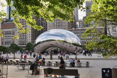 Cloud Gate en Millennium Park, Chicago