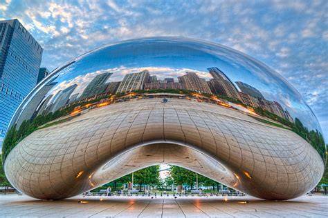 Interior del Ónfalo de Cloud Gate