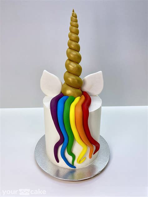 Decoración de la tarta de unicornio