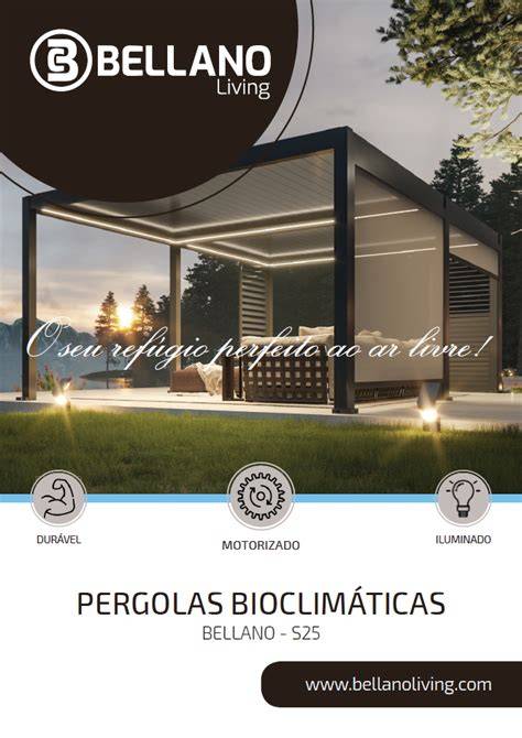 Pérgola bioclimática moderna sobre zona de comedor exterior