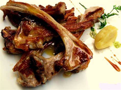 Chuletillas de cordero lechal a la parrilla