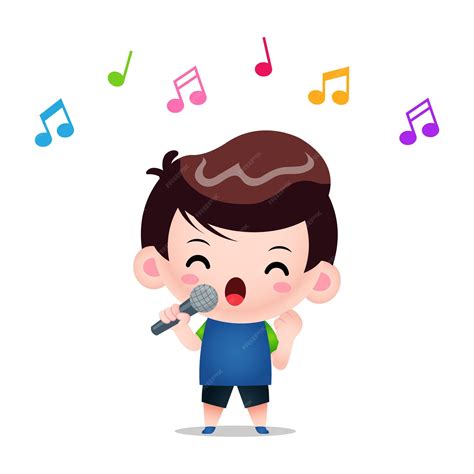 Niño cantando la canción del Giga Pudding
