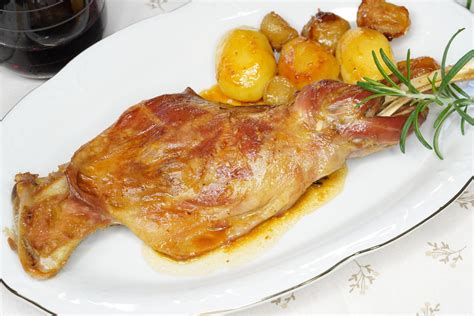 Cordero lechal asado