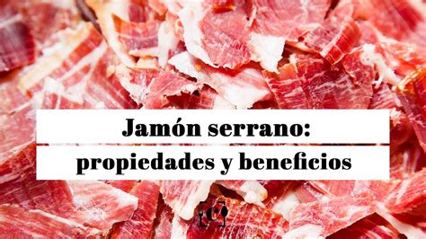 Infografía: Beneficios del jamón serrano