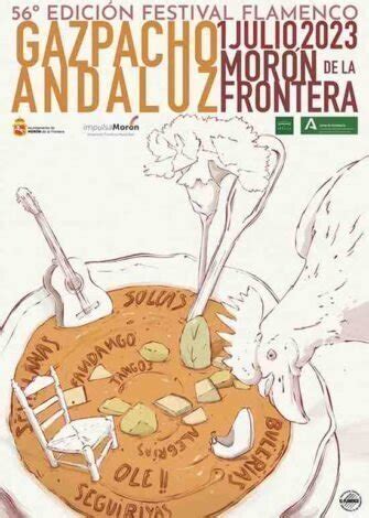 Cartel del XLII Gazpacho Andaluz con los artistas participantes