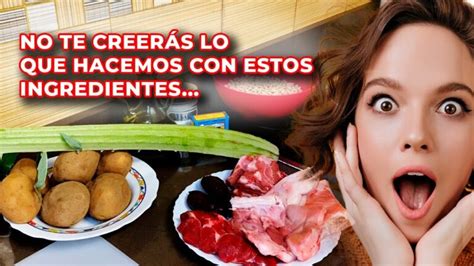 Ingredientes frescos para la olla valenciana