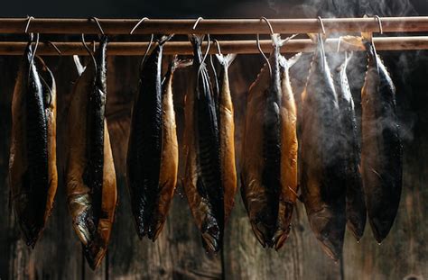 Proceso de ahumado de pescado