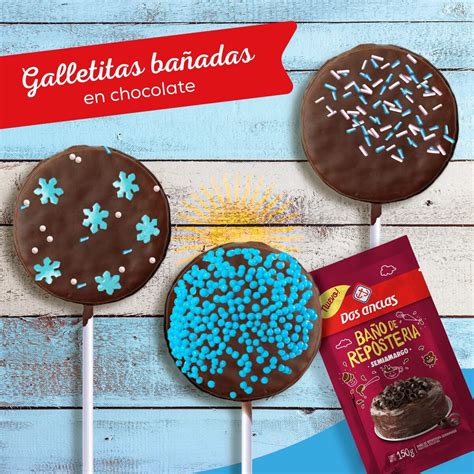 Galletas bañadas en chocolate