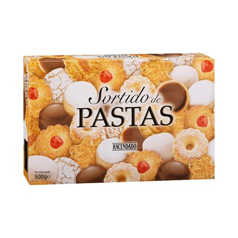 Surtido de pastas para café
