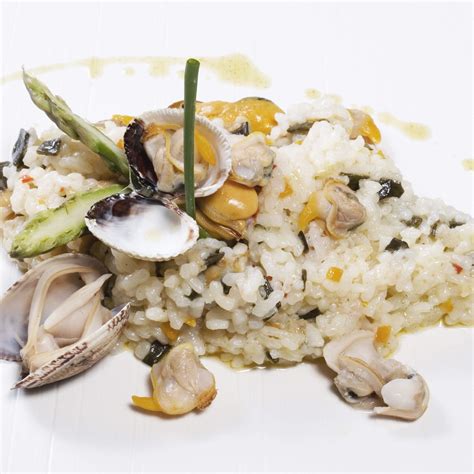 Risotto de espelta con algas y nueces