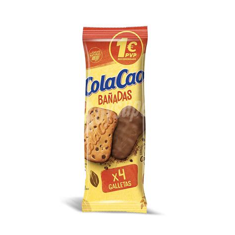 Galletas ColaCao Bañadas con trozos de chocolate