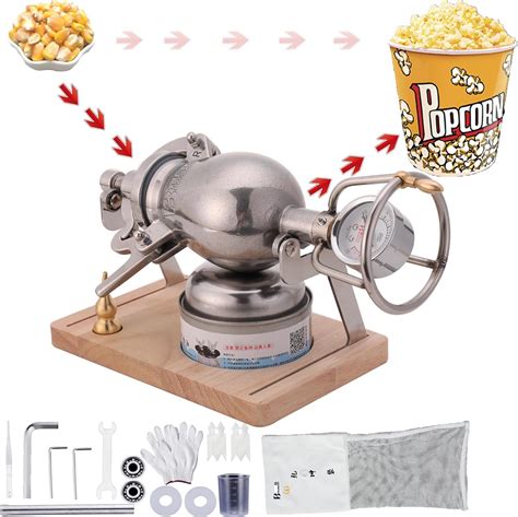 Máquina de palomitas de vapor antigua