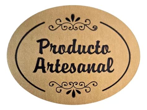 Etiqueta de producto artesanal y natural