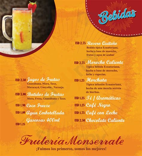 Fachada de Frutería Monserrate en Quito