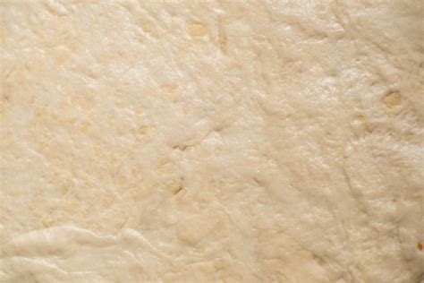 Textura de masa de pan con exceso de agua