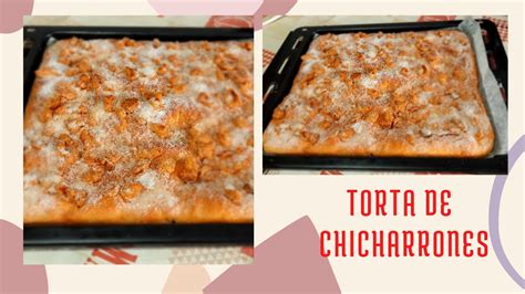 Ingredientes para la torta de chicharrones