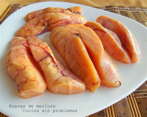 Huevas de merluza
