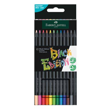 Lápices de colores Faber-Castell Black Edition con diseño triangular