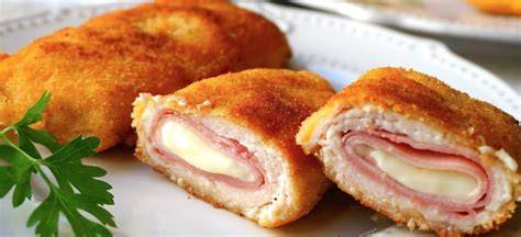 Pechugas Cordon Bleu con espinacas listas para cocinar