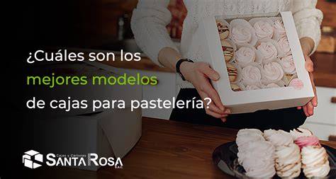 Variedad de cajas para pastelería con diferentes diseños
