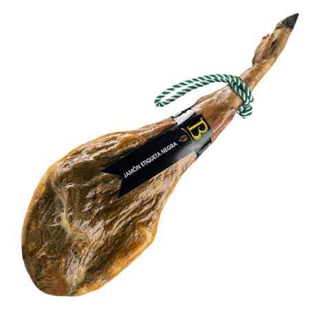 Jamón Pata Negra con etiqueta de calidad