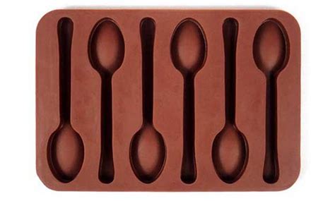 Moldes de silicona para cucharas de chocolate