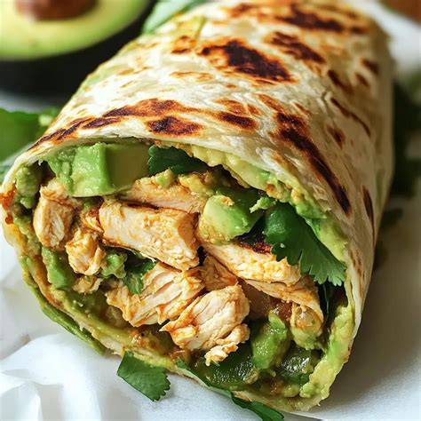 Wraps saludables con aguacate y verduras