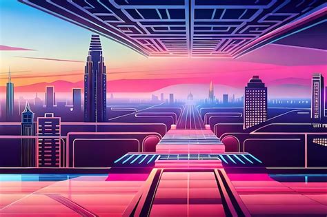 Ilustración de RoRo con estética retro