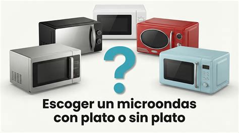 Infografía: Ventajas de un microondas con plato giratorio