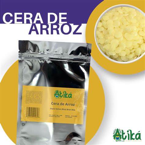 Productos cosméticos que contienen cera de arroz