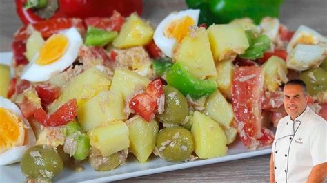 Pasos para preparar ensalada campera