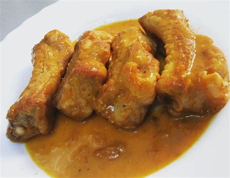 Costillas de cerdo en salsa de naranja