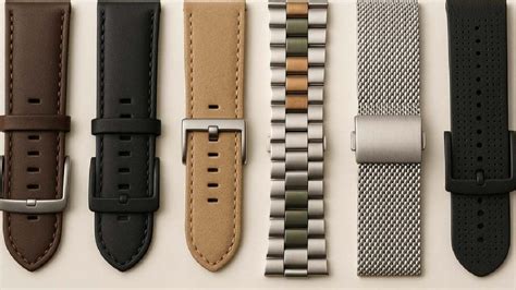 Diferentes tipos de correas Daniel Wellington (NATO, cuero, malla)