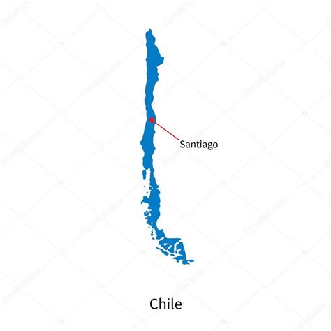 Mapa de Chile mostrando Santiago y sitios relevantes de la novela