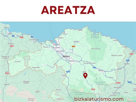 Mapa de rutas de senderismo en Gorbeialdea desde Areatza