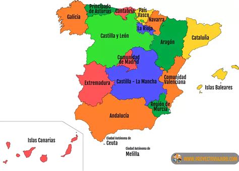 Mapa de España con las puntuaciones PISA por comunidades autónomas