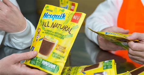 Envases sostenibles de Nesquik All Natural