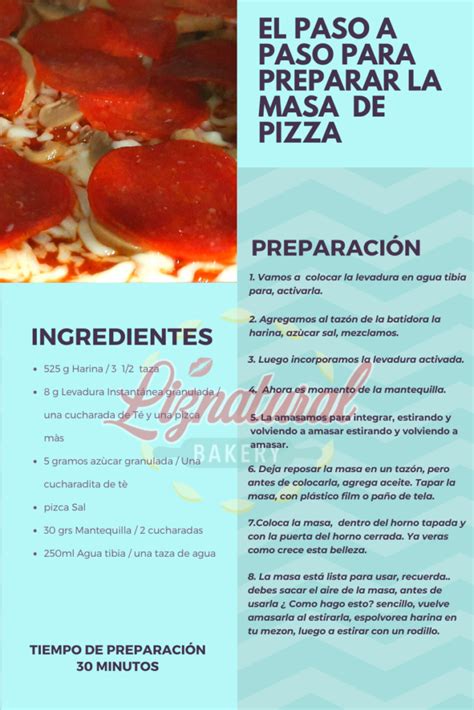 Ingredientes para masa de pizza