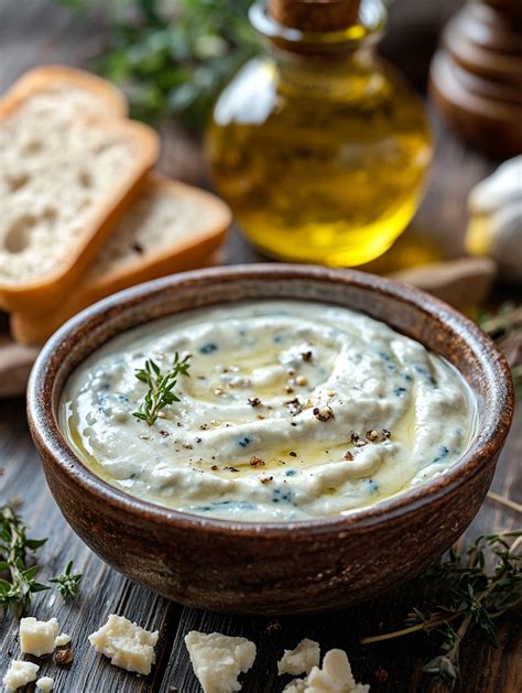Salsa de queso azul para empanadas