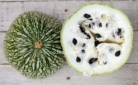 Calabaza de cidra cortada
